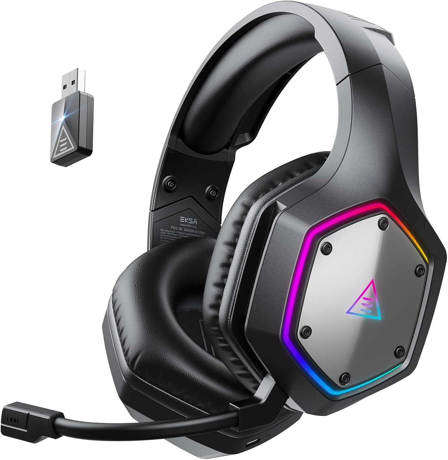 2.4GHz Wireless Gaming Headset - Gaming Headset Rgb reseña y precio