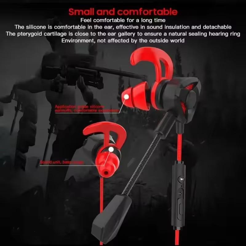 Headset Gamer Headphones Wired - Wired Earphone Mic reseña y precio