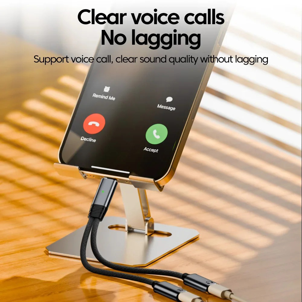 USB C Splitter 2 in 1 Headphon - Earphone Splitter Jack reseña y precio