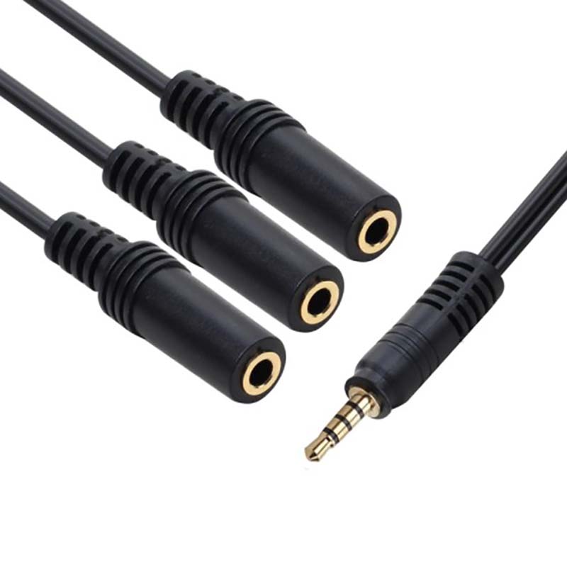 ⭐ 3.5mm 1 Male to 3 Female 3 W - Earphone Splitter Jack reseña y precio