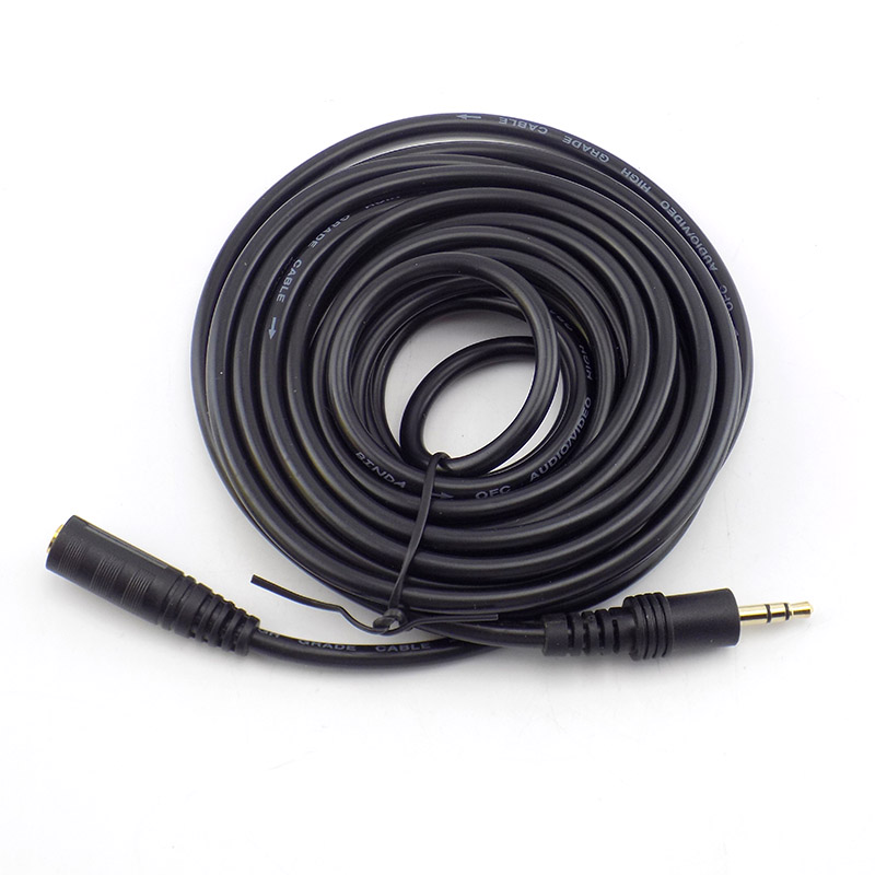 1.5/3/5/10M 3.5mm Stereo Male  - Cable Extension 3.5 reseña y precio
