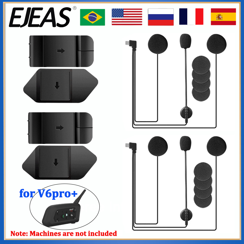 EJEAS V6 PRO+ Motorcycle Helme - Usb C Earphone reseña y precio
