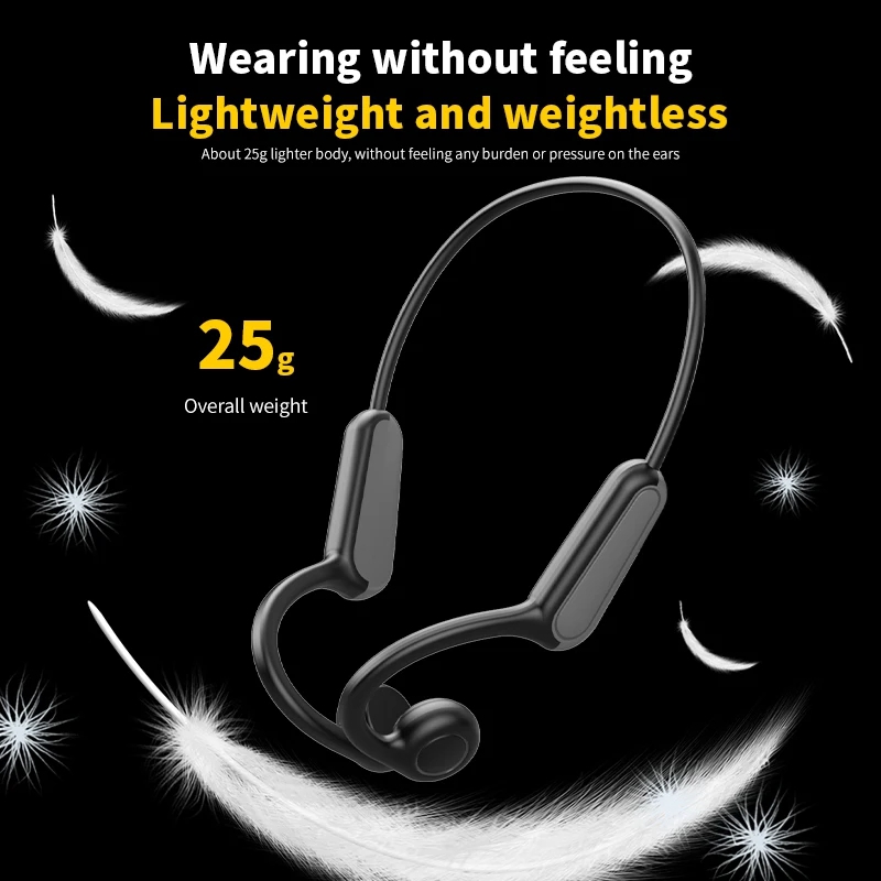 Bone Conduction IPX5 Headphone - Bluetooth Headset On Ear reseña y precio