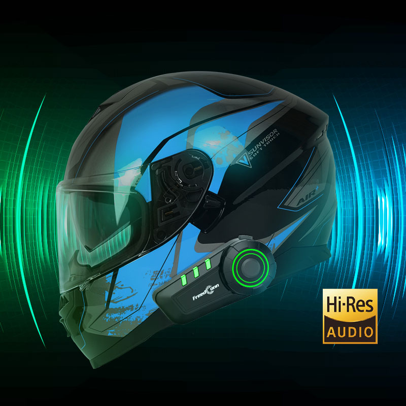 FreedConn Bluetooth Motorcycle - Bluetooth Headset On Ear reseña y precio