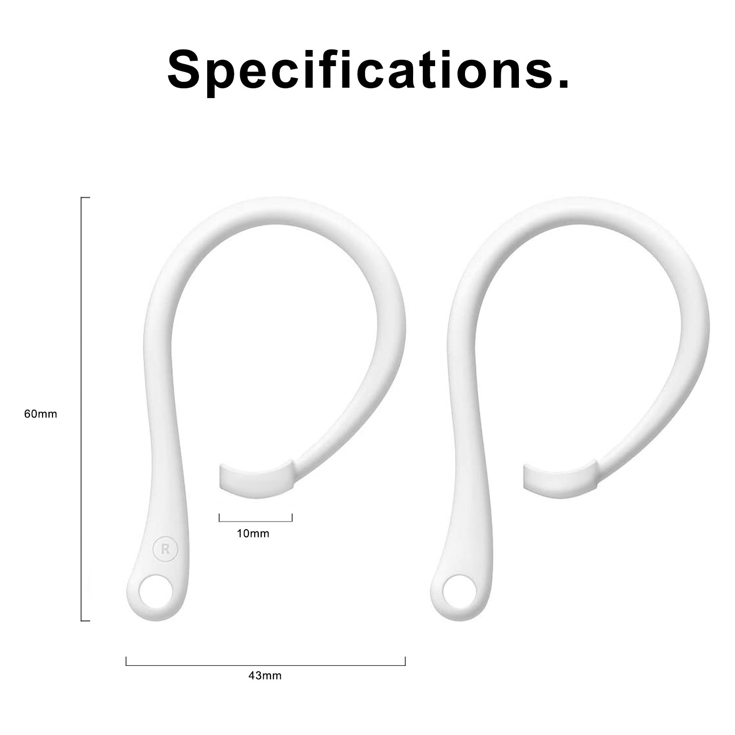 1 Pair Silicone Anti-lost Sili - Sports Earphone Hook reseña y precio