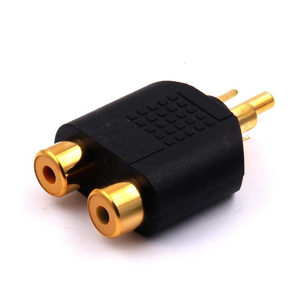 3.5mm Stereo Male To 2 RCA Fem - Earphone Splitter Jack reseña y precio