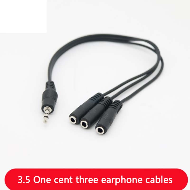【C】3.5mm 3-Way Port Aux Audio  - Earphone Splitter Jack reseña y precio