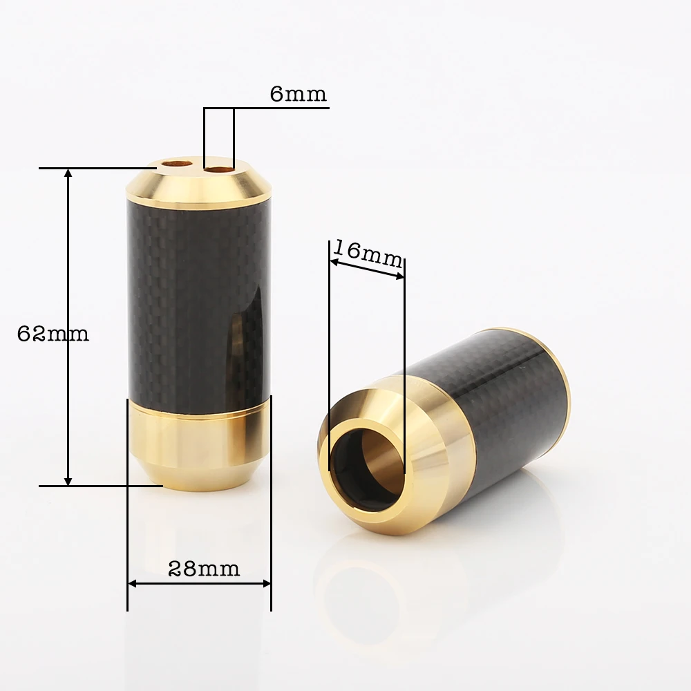 Audiocrast Carbon fiber Gold P - Audio Splitter Y reseña y precio