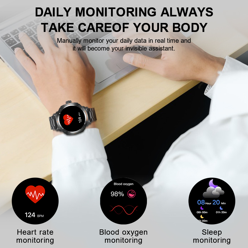 New Men's 2 In 1 Headset Smart - Earbuds Charging Case reseña y precio