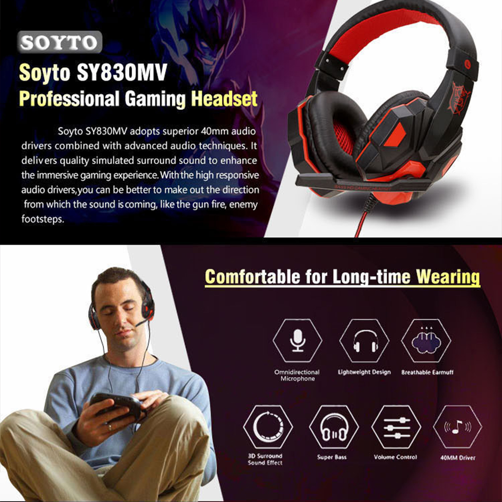 3.5mm Wired Gaming Headphones  - Gaming Headset Rgb reseña y precio