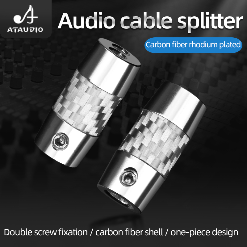 4pcs Carbon Fiber Y Splitter A - Audio Splitter Y reseña y precio