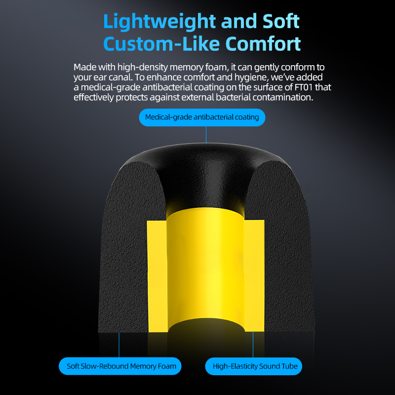 KZ-FT01 Memory Foam Eartips No - Earphone Foam Tip reseña y precio