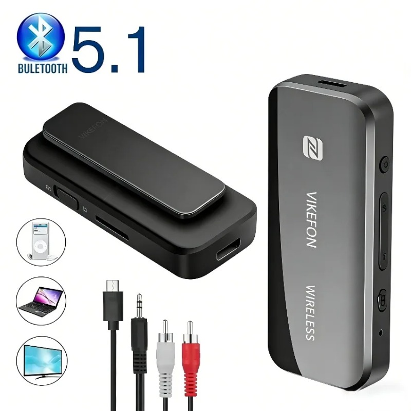 Bluetooth 5.1 Audio Adapter Tr - Bluetooth Adapter Receiver reseña y precio