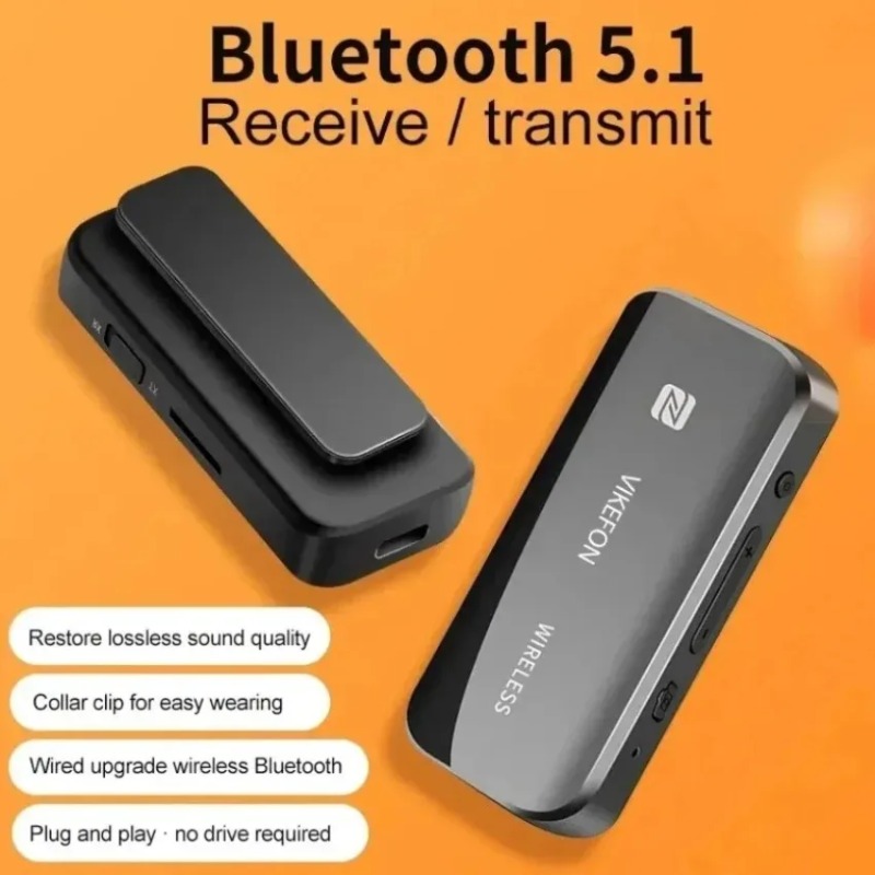 Bluetooth 5.1 Audio Adapter Tr - Bluetooth Adapter Receiver reseña y precio