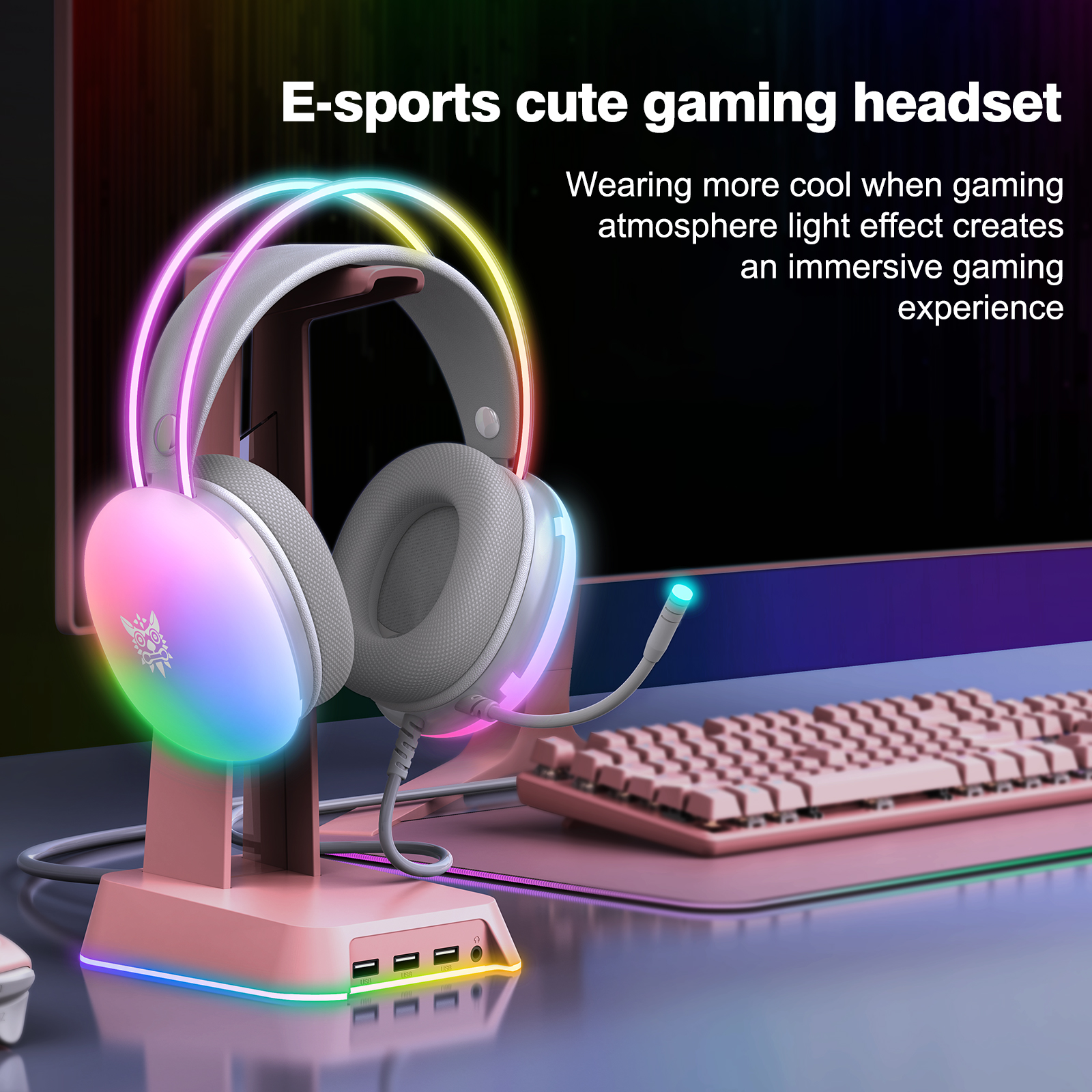 ONIKUMA 2023 NEW Headphones wi - Gaming Headset Rgb reseña y precio