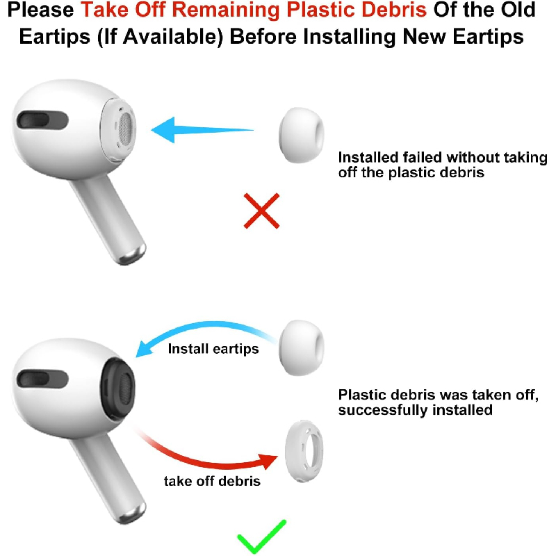 Soft Black Silicone Earbud Tip - Silicone Ear Tip Replacement reseña y precio