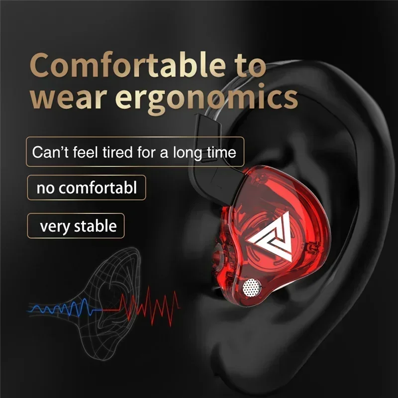 NEW QKZ AK6 Copper Driver HiFi - Wired Earphone Mic reseña y precio