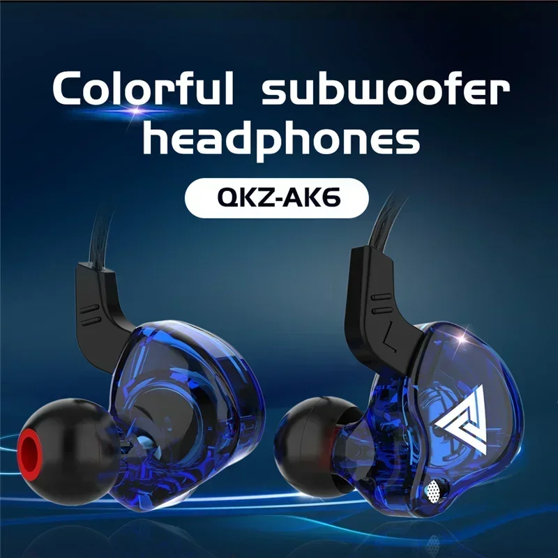 NEW QKZ AK6 Copper Driver HiFi - Wired Earphone Mic reseña y precio