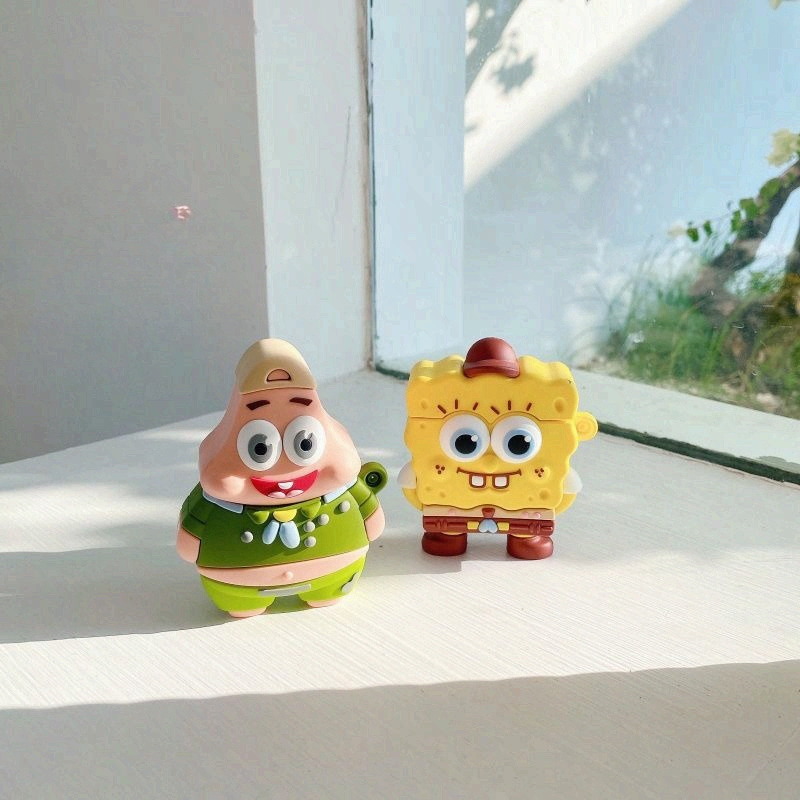 Cute SpongeBob Creative Silico - Earbuds Charging Case reseña y precio