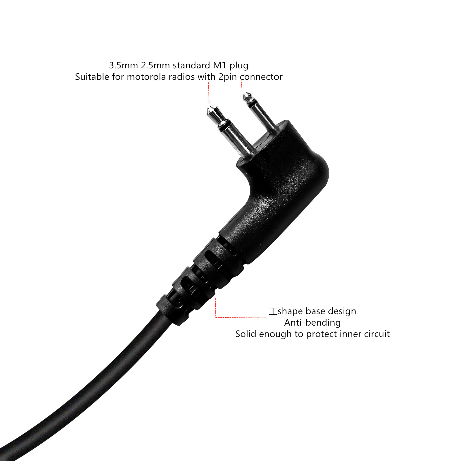 Earpiece Surveillance Kit, Wal - Wired Earphone Mic reseña y precio