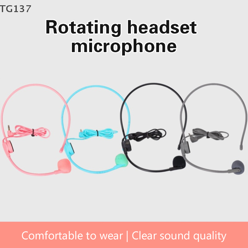 1Pcs 3.5MM Pink Headworn Wired - Wired Earphone Mic reseña y precio