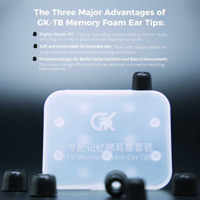GK-TB 3Pair(6pcs) Noise Isolat - Earphone Foam Tip reseña y precio