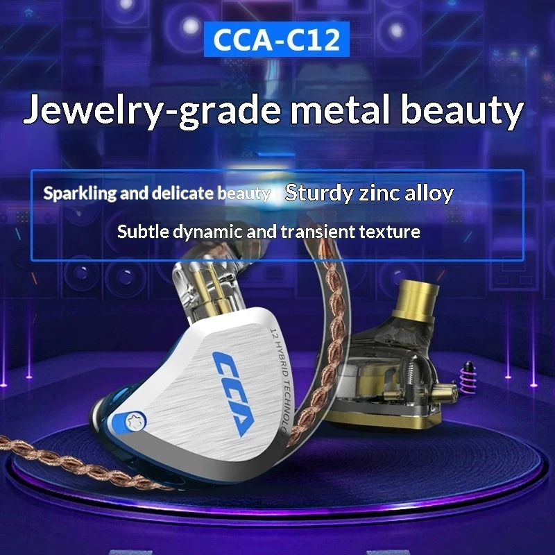 CCA C12 Earphones Hi-Fi Audiop - Audiophile Headphone Wired reseña y precio