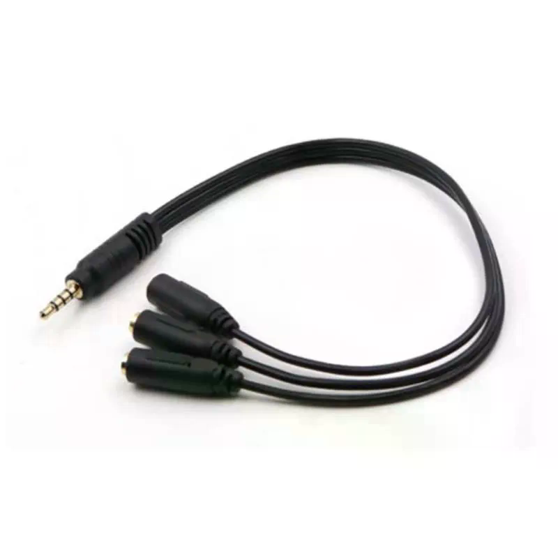 3.5mm 3 3.5mm 1 3 Adapter Way  - Earphone Splitter Jack reseña y precio