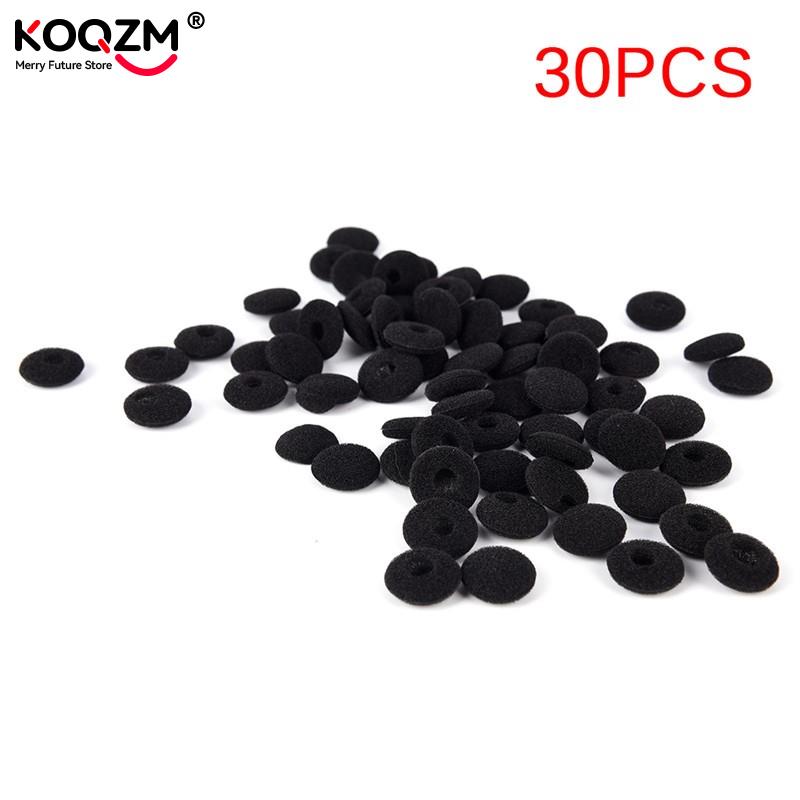 30pcs Sponge Covers Tips Black - Earphone Foam Tip reseña y precio