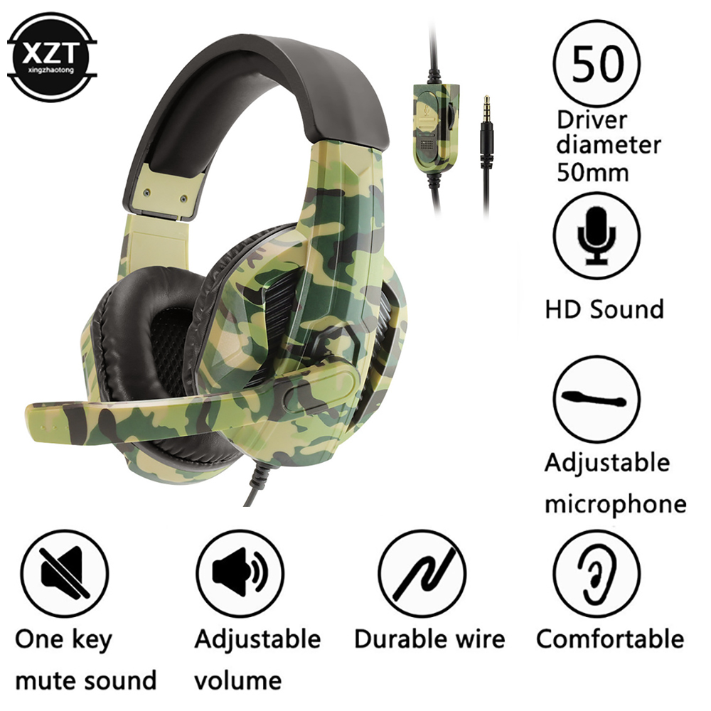 Camouflage Gaming Headset 3.5m - Gaming Headset Rgb reseña y precio