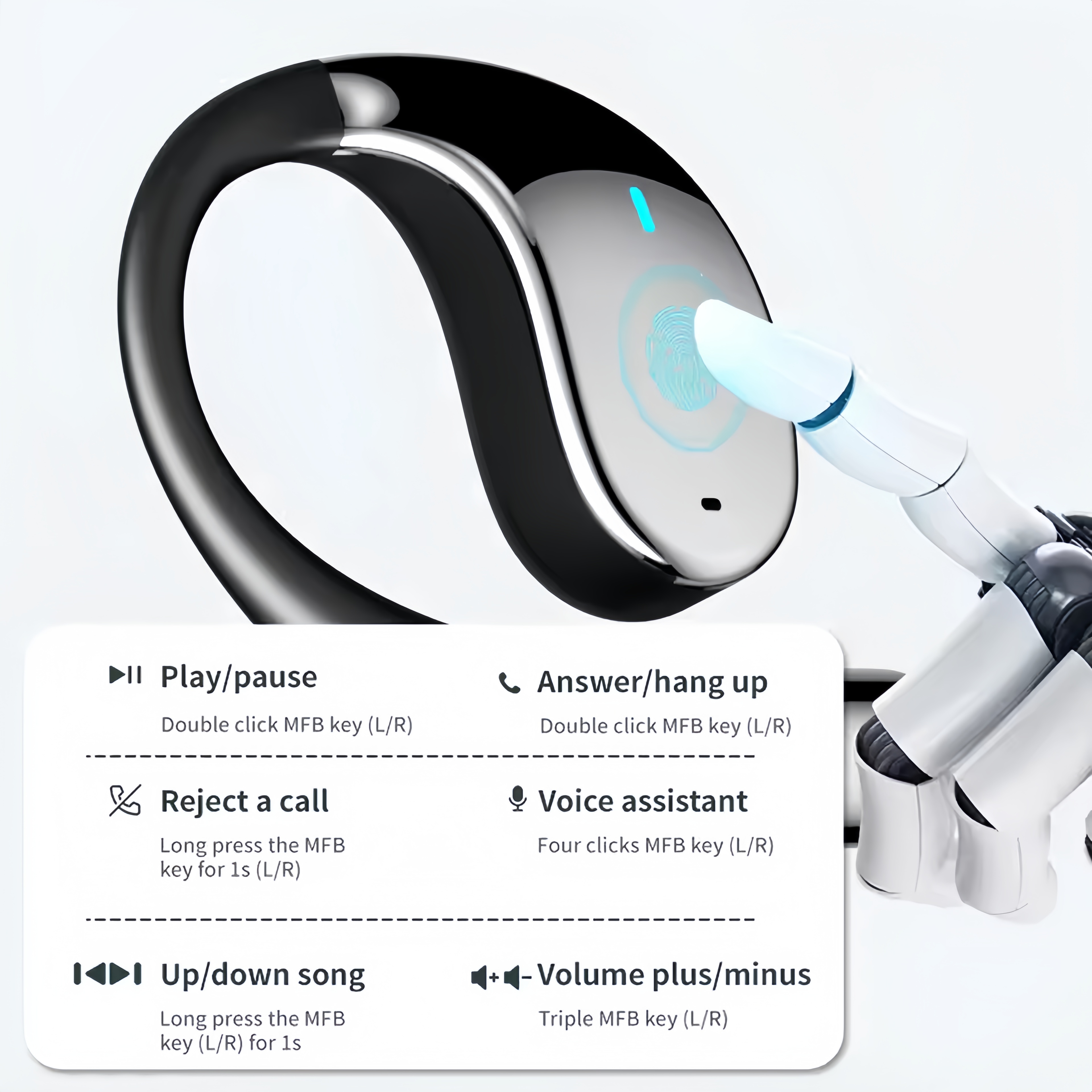 2026 New AI Translation Earbud - Bluetooth Headset On Ear reseña y precio