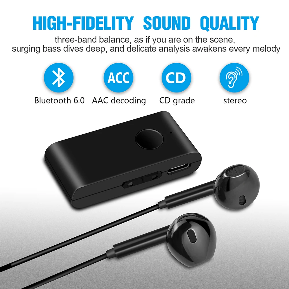 Wireless Audio Adapter 3.5mm R - Bluetooth Adapter Receiver reseña y precio