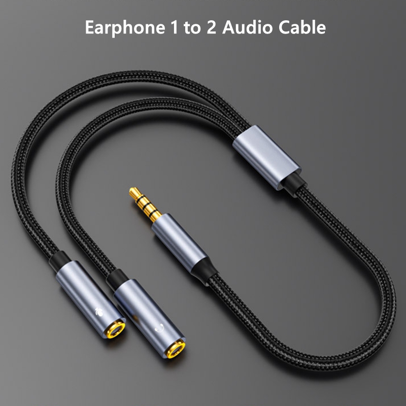 3.5mm Jack Aux Audio Cable Mal - Earphone Splitter Jack reseña y precio