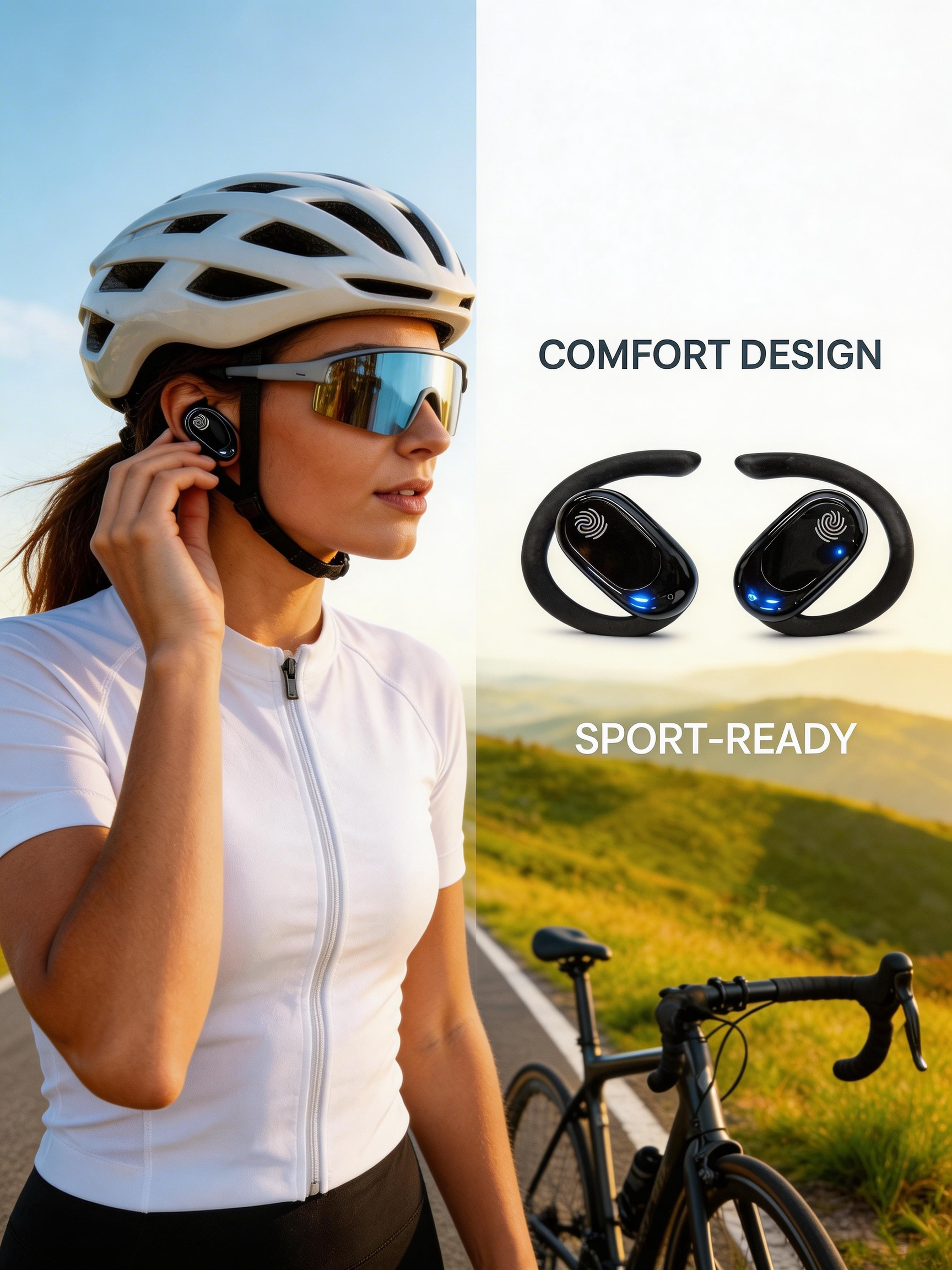 Long endurance digital Bluetoo - Sports Earphone Hook reseña y precio