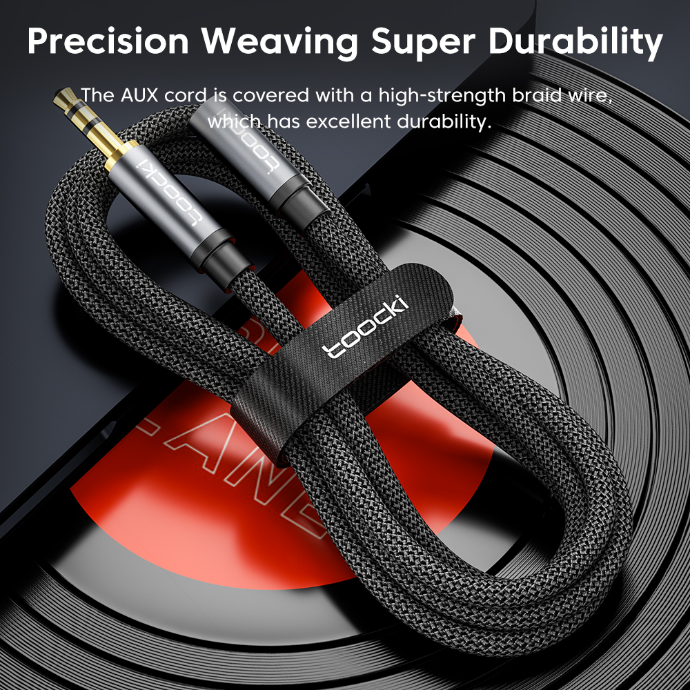 Toocki 3.5mm Jack Aux Cable Su - Cable Extension 3.5 reseña y precio