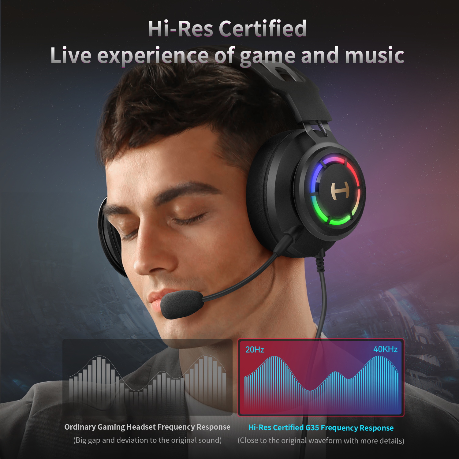 Edifier G35 PC Gaming Headset  - Gaming Headset Rgb reseña y precio