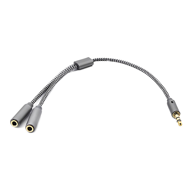 3.5mm Audio Splitter Y Jack 1  - Audio Splitter Y reseña y precio