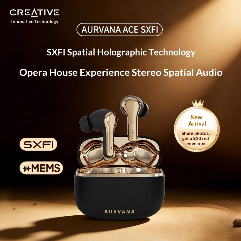 New Creative ACE SXFI TWS Earp - Noise Cancelling Headphone reseña y precio